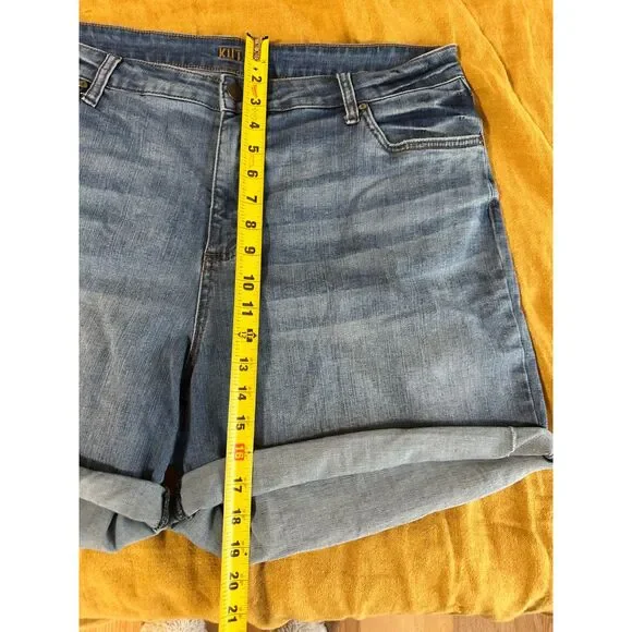 KUT Denim Shorts sz 18W - Picture 8 of 8